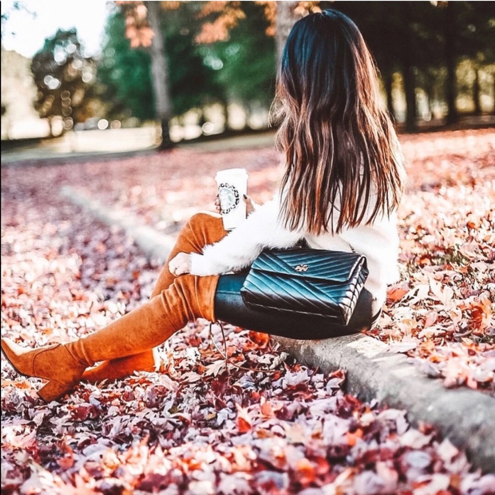 COPY - Kaitlyn Pan OTK Tan Suede Boots NWB Size 7…